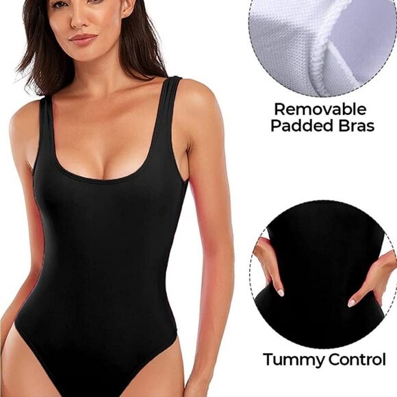 summer Mae Black One Piece Swimsuit Large - Picture 8 of 8